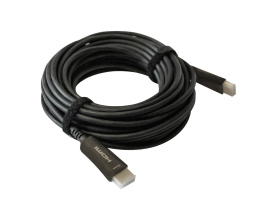 Кабель аудио-видео Digma HDMI 2.0 AOC,  HDMI (m) -  HDMI (m),  ver 2.0,  20м, GOLD,  черный [bhp aoc 2.0-20]