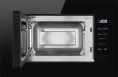 Встраиваемая микроволновая печь WEISSGAUFF HMT-206 Compact, 20л, 700Вт, черный [432897]