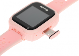 Смарт-часы Кнопка Жизни Маруся IQ 4G 1.44" IPS корп.розовый рем.розовый разм.брасл.:M 8108801