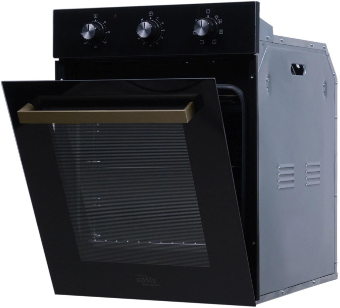 Духовой шкаф электрический OASIS D-45MMB,  52л,  дверца с 2 стеклами,  черный