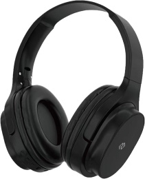 Наушники Digma BT-18, Bluetooth, накладные, черный [bt18b]
