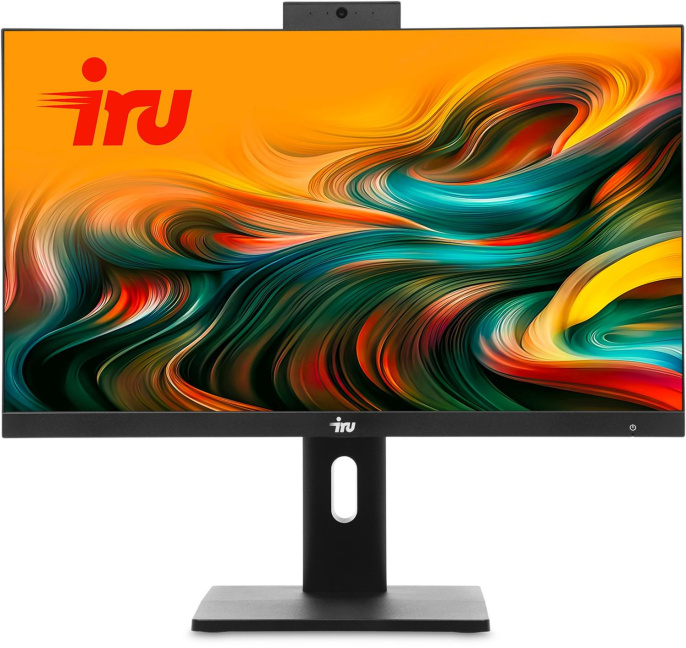 Моноблок IRU Tactio 23IP 23.8" Full HD i3 14100 (3.5) 16Gb SSD480Gb UHDG 730 Windows 11 Pro 64 WiFi BT 120W Cam черный 1920x1080 (RUS)