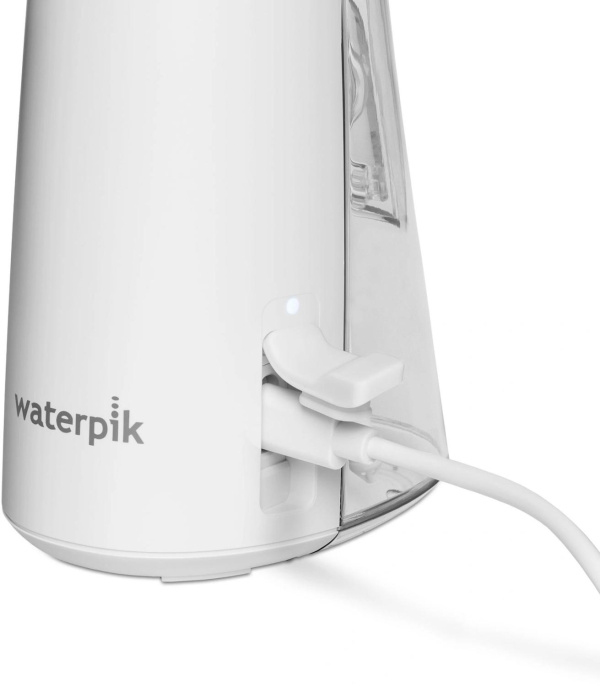 Ирригатор Waterpik WF-21 портатив. импульсн. 2насад. белый (WF21)