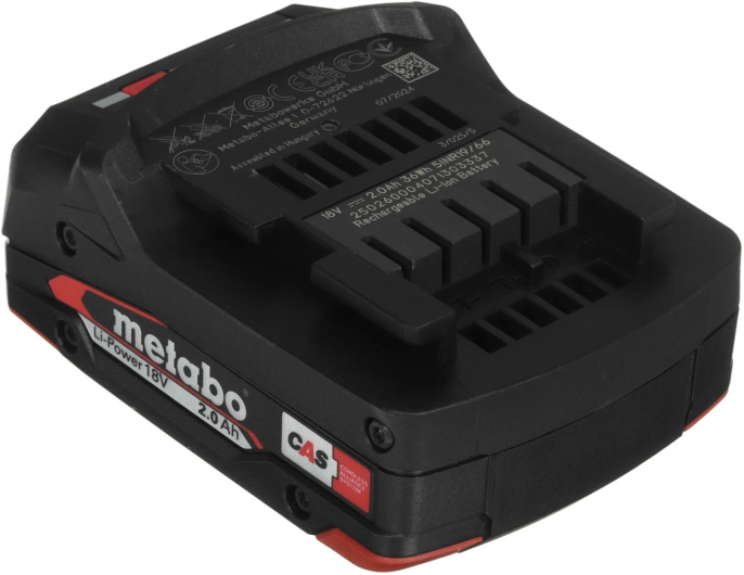 Батарея аккумуляторная Metabo Li-Power 18В 2Ач Li-Ion 625026000