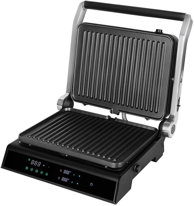 Электрогриль Red Solution SteakPRO RGM-M81 1950Вт черный/серебристый