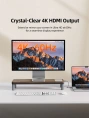 Подставка CABLETIME CSM1G (CT-MRH01-AG) с концентратором 9-в-1