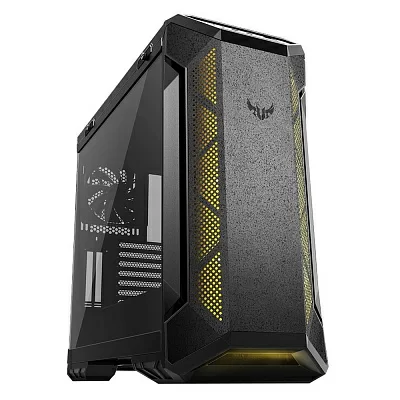 Корпус для пк ASUS TUF GAMING GT501 White ASUS TUF Gaming GT501 case supports up to EATX with metal front panel, tempered-glass side panel, 120 mm RGB fan, 140 mm PWM fan, radiator space reserved, and USB 3.1 Gen 1