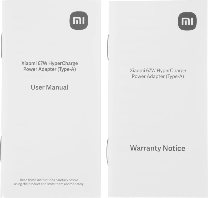 Сетевое зар./устр. Xiaomi 67W HyperCharge Power Adapter 67W 3.25A (PD) USB универсальное белый (BHR07SKEU)