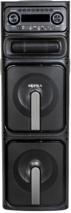 Музыкальный центр Supra SMB-2050, 180Вт, с караоке, Bluetooth, FM, USB, SD, черный