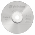 Оптический диск DVD-R Verbatim 4.7ГБ 16x, 10шт., cake box [43523]