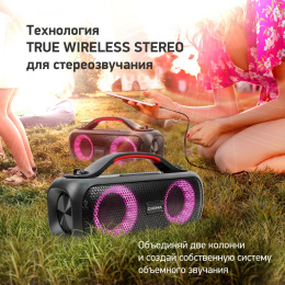 Колонка порт. Digma D-PS1531 черный/черный 40W 2.0 BT 10м 3000mAh (SP1531B)