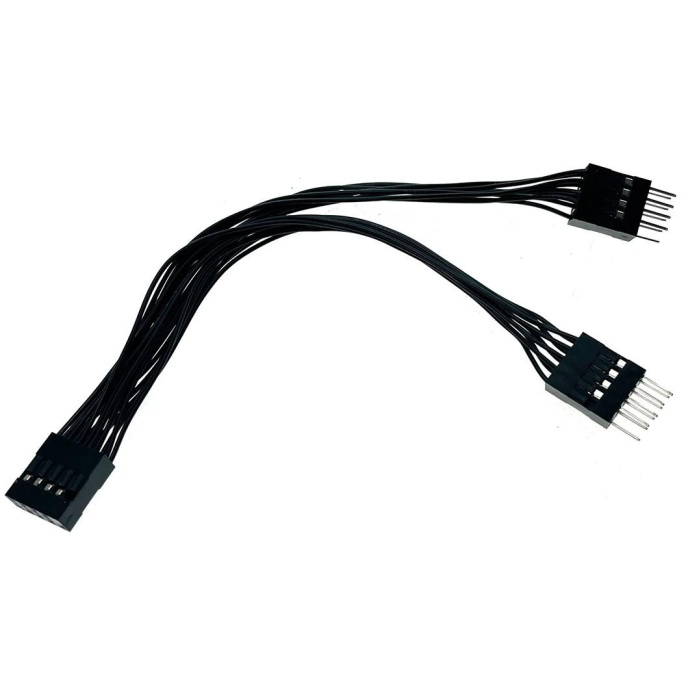Espada Переходник с мат. Платы 10pin F to 2 IDC 10 Pin M 15см Ei9to215 46036