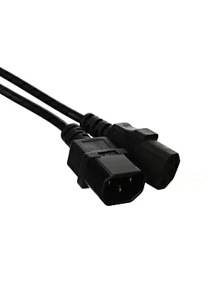 Кабель монитор - компьютер 220V (UPS - устройство) VDE 3G*0.75mm2 VCOM CE001-CU0.75-5 , 5,0м