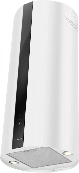 Вытяжка каминная Meferi Comfort plus Tube40wh isla белый управление: сенсорное 1 мотор