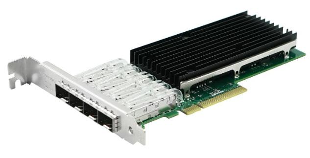 Сетевой адаптер Lr-Link LREC9804BF-4SFP+ PCIe 3.0 x8, Intel XL710, 4*SFP+ 10G NIC Card {50} (302977)
