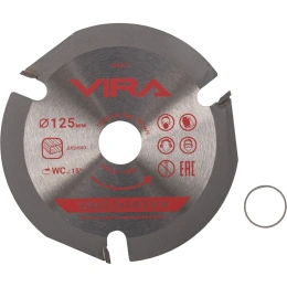 Диск пильный для УШМ по дереву 125 мм VIRA 594227