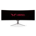 Игровой монитор 49 Монитор HISPIDA 49'' 5120x1440, VA, 178/178, 6ms, 320nit, 3000:1, 120Hz, DP/HDMI, 2xUSB-A, FreeSync, LowBlueLight, USB-C 65W, RJ45, LTS, IntPWR, Black, 1y