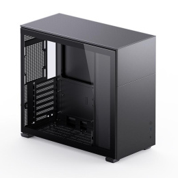 Корпус без блока питания Case JONSBO D41 STD, Midi-Tower, TG, no fan, 1xUSB-A 3.2 + 1xUSB-C 3.2, ATX, mATX Black (D41 STD Black)