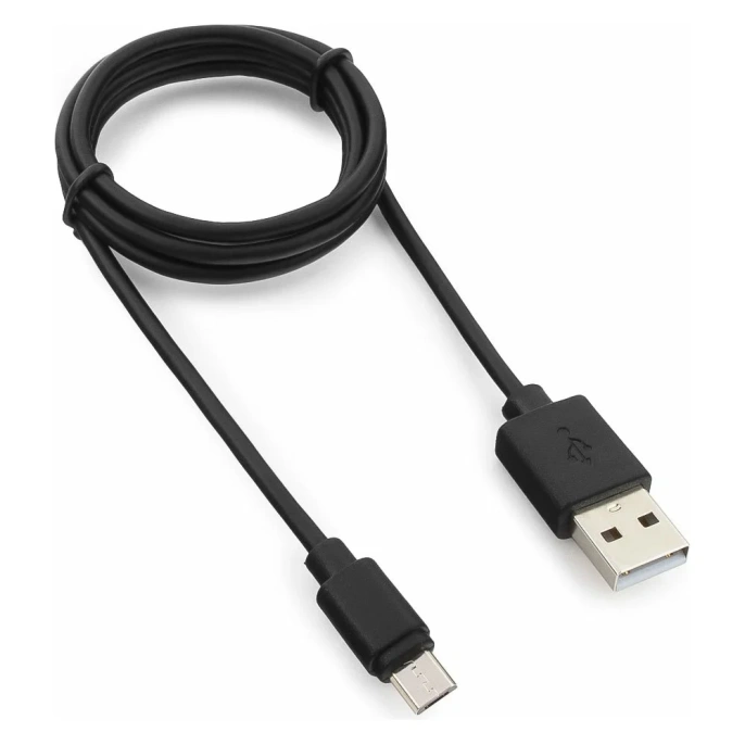 Кабель Гарнизон USB 2.0 A(M) - micro-B(M) 5P, 1м, черный, пакет Pro GCC-mUSB2-AMBM-1M