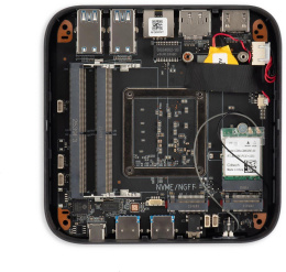 Неттоп IRU Tactio 513 i5 1235U 1.3 16Gb SSD512Gb Iris Xe без ОС GbitEth WiFi BT 120W серый RUS 2189397