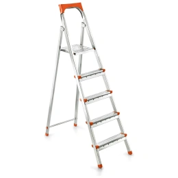 Оцинкованная стремянка Perilla Ufuk 5 ступеней, стальная 122105
