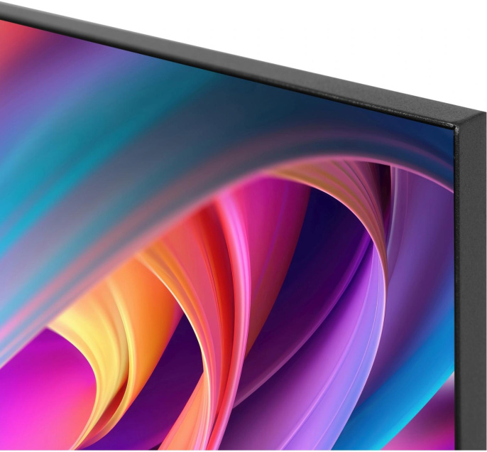 Телевизор LED Hyundai 43" H-LED43BU7100 WebOS Frameless Metal серый/серый 4K Ultra HD 60Hz MEMC DVB-T DVB-T2 DVB-C DVB-S DVB-S2 USB WiFi Smart TV