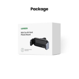 Держатель автомобильный для мобильного устройства UGREEN LP120 (10422) Air Vent Phone Holder. Цвет: серый космос