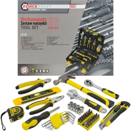 Набор инструментов FORCEKRAFT 60пр, 1/4" FK-2601(47700)