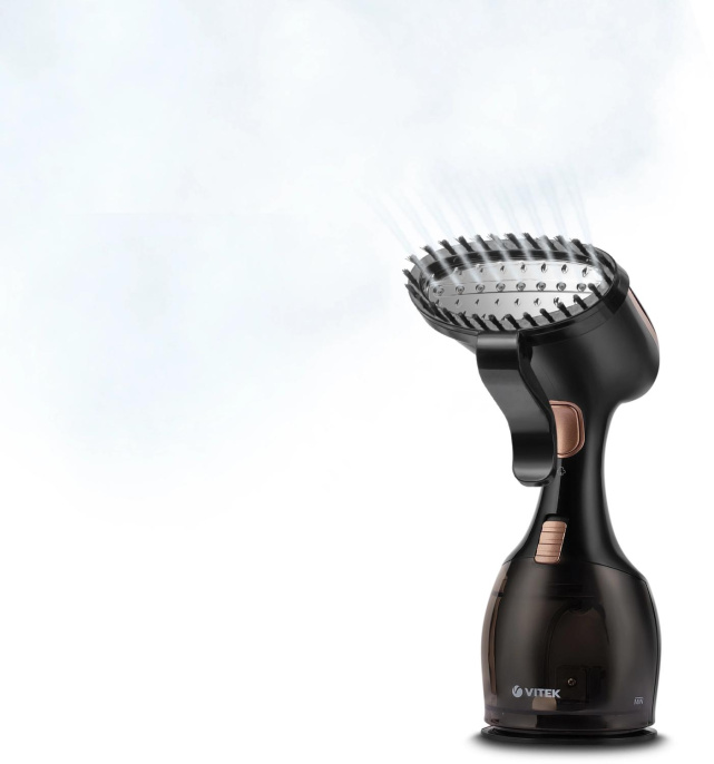 Отпариватель ручной Vitek VT-2440 1500Вт черный/золотистый
