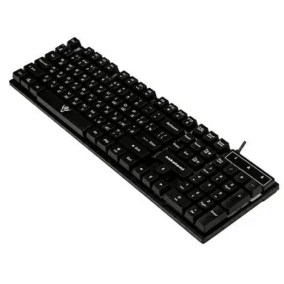 Клавиатура Nakatomi Gaming KG-23U Black USB 104КЛ подсветка клавиш