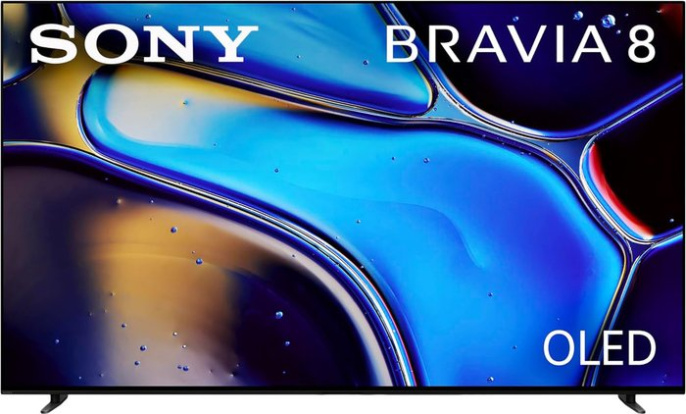 OLED телевизор Sony Bravia 8 K-77XR80 76.7" 3840x2160 (4K UHD), матрица OLED, частота 120 Гц, ОС Google TV, HDR10, Dolby Vision, HLG, DTS, DTS:HD, DTS:X, Dolby Atmos, AirPlay, Wi-Fi, смарт пульт