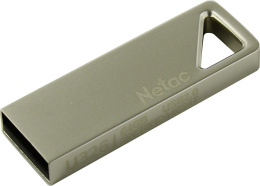 Флешка USB NETAC U326 64ГБ, USB2.0, серебристый [nt03u326n-064g-20pn]