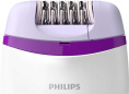 Эпилятор Philips BRE225/00 скор.:2 от электр.сети белый/фиолетовый