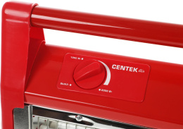 Инфракрасный обогреватель CENTEK CT-6140, 2000Вт, с термостатом, 20м2, кварцевый, красный/серый