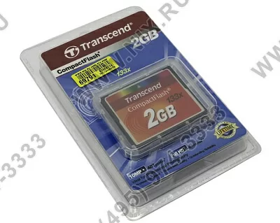 Карта памяти Transcend TS2GCF133 CompactFlash Card 2Gb 133x