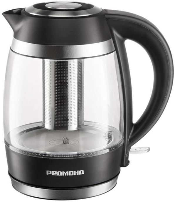 Чайник электрический РЕДМОНД KG227, 1.7л, пластик/стекло