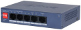 Коммутатор Dahua DH-CS4005-4ET1GT-36 (L2) 4x100Мбит/с 1x1Гбит/с 4PoE управляемый