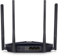 Wi-Fi роутер MERCUSYS MR70X, Wi-Fi 6, AX1800, 2.4/5ГГц, 3 LAN, черный