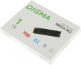 SSD накопитель Digma Mega M2 DGSM3001TM23T 1ТБ, M.2 2280, PCIe 3.0 x4, NVMe, M.2, rtl