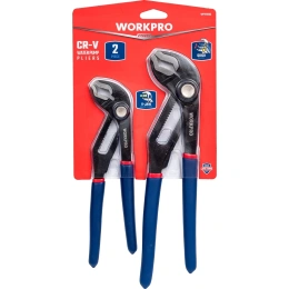 Переставные клещи WORKPRO быстрорегулируемые, 200 мм, 250 мм, 2 шт. WP201005