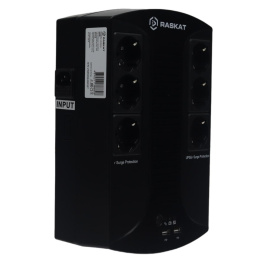Источник бесперебойного питания ИБП Raskat VS-850VA 850VA, 510Вт, 6хCEE 7