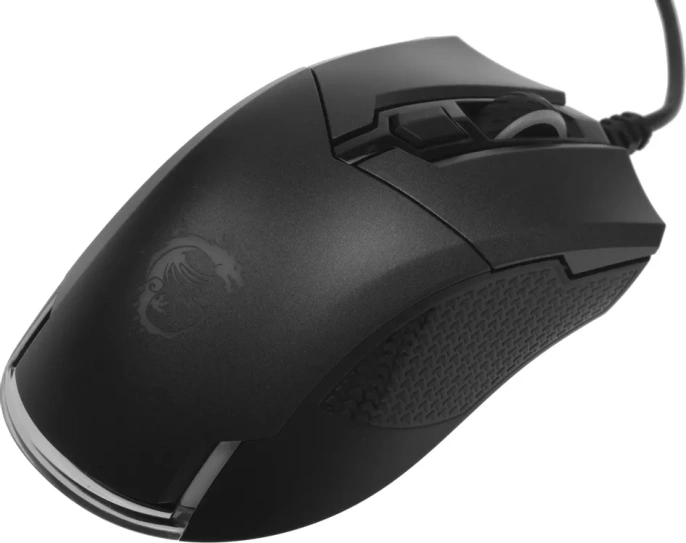 Мышь проводная MSI Clutch GM50, игровая, оптическая, USB, 7200dpi, черный [s12-0401770-pa3]