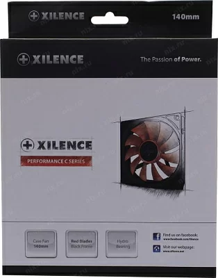 Вентилятор XILENCE XF050 (3пин 140x140x25мм 20дБ 900об/мин)
