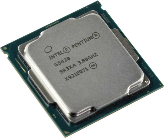 Процессор Intel Pentium G5420 OEM clean pull Coffee Lake, 14nm, C2/T4, Base 3,80GHz, UHD 610, L3 4Mb, TDP 54W, S1151 CM8068403360113 clean pull