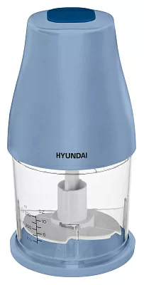 Измельчитель электрический Hyundai HYC-P3118 0.8л. 350Вт голубой/синий