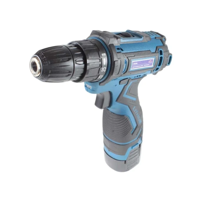 Аккумуляторная дрель-шуруповерт AktiTool CD16G SET (16 В, 2 аккум  1500 мАч, кейс, гибкий удлинитель)  101206