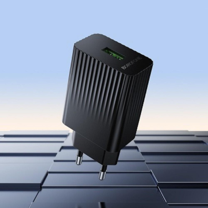 BOROFONE BAS72A/ Сетевое ЗУ/ QC 3.0/ 1 USB/ Выход: 18W/ черный
