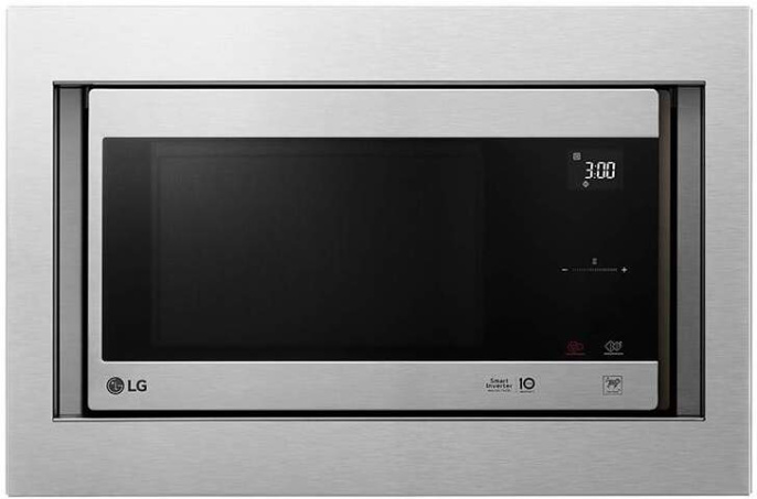 Микроволновая печь LG MS2595CIST встраиваемая, микроволны соло , объем 25 л, выходная мощность микроволн 1000 Вт, управление сенсорное, автоприготовление, авторазмораживание, цвет нержавеющая сталь