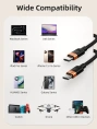 Кабель CABLETIME CUP6H (CT-CM60-AOB1) 1м USB C PD60W алюминий и ПВХ + плетеный для смартфонов