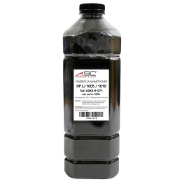 ASC Тонер универсальный для HP LJ 1005/1010 Тип ASKE H-071 , Bk, 1 кг, канистра